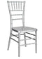 Chivari Silver Resin Steel Skeleton™ Chiavari Chair CCRS-STEEL-AX-T