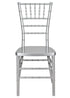 Chivari 40 Chair Pack Silver Steel Skeleton™ Resin Chiavari Chair CCRS-STEEL-AX-T-40