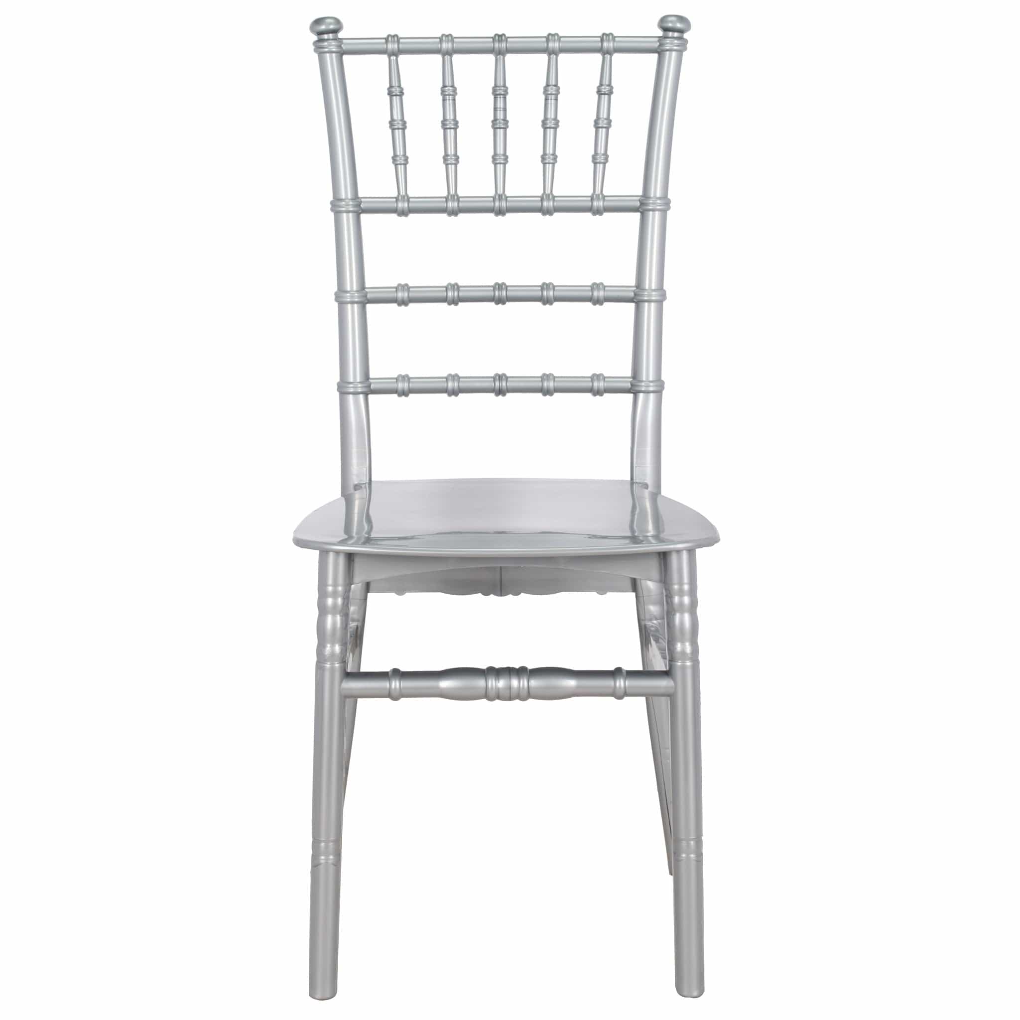 Chivari Silver BasicResin™ Chiavari Chair CCPS-SG-T