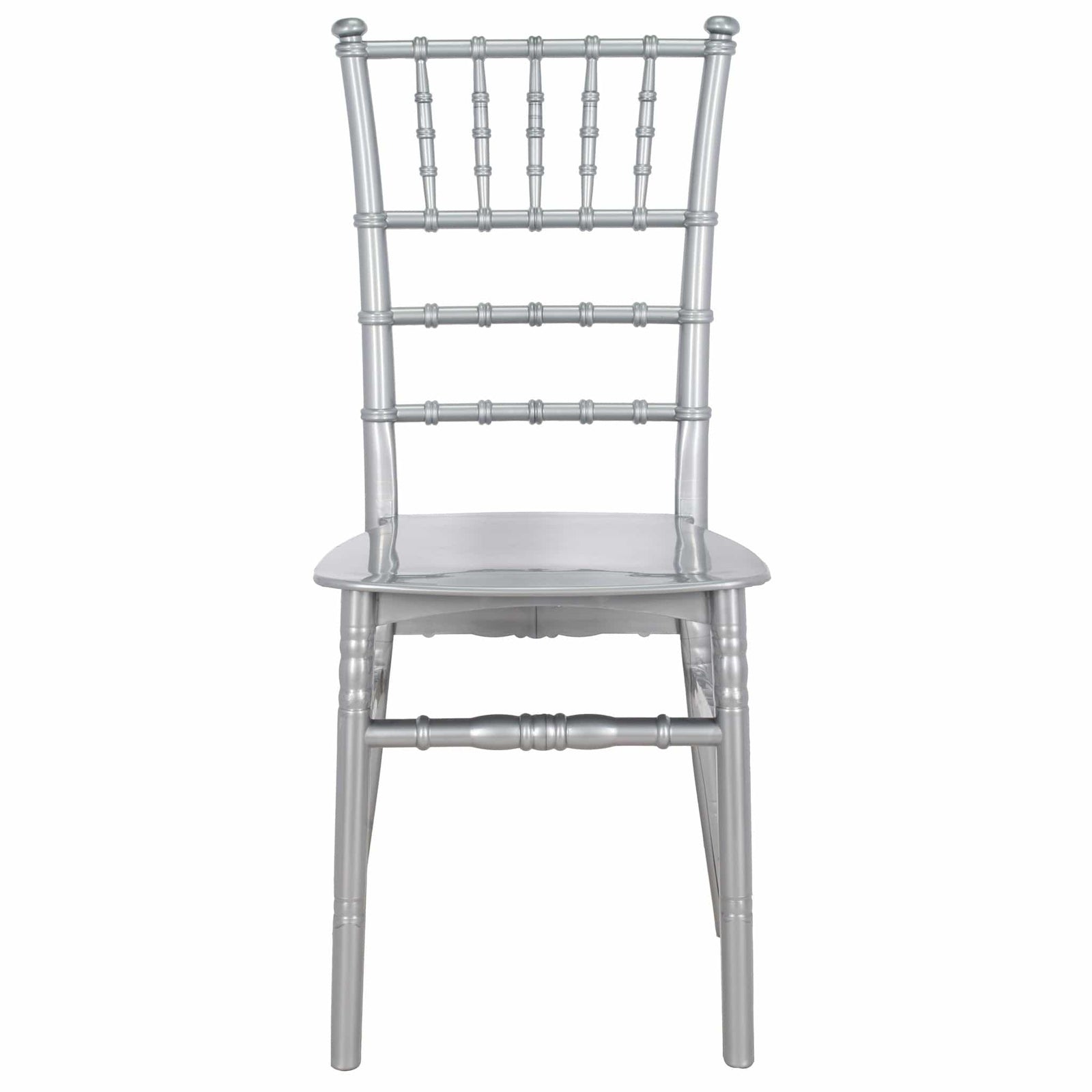 Chivari Silver BasicResin™ Chiavari Chair CCPS-SG-T