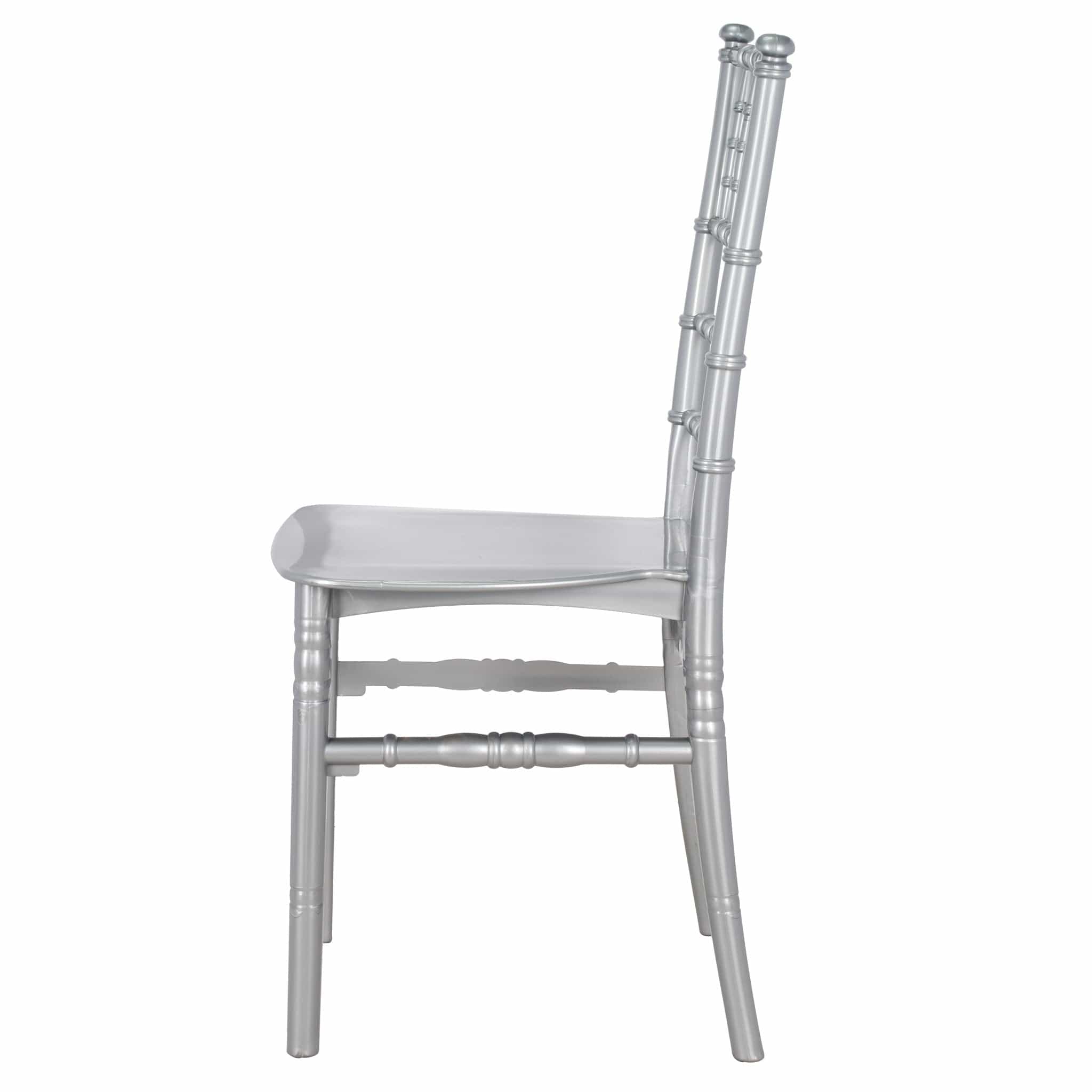 Chivari Silver BasicResin™ Chiavari Chair CCPS-SG-T