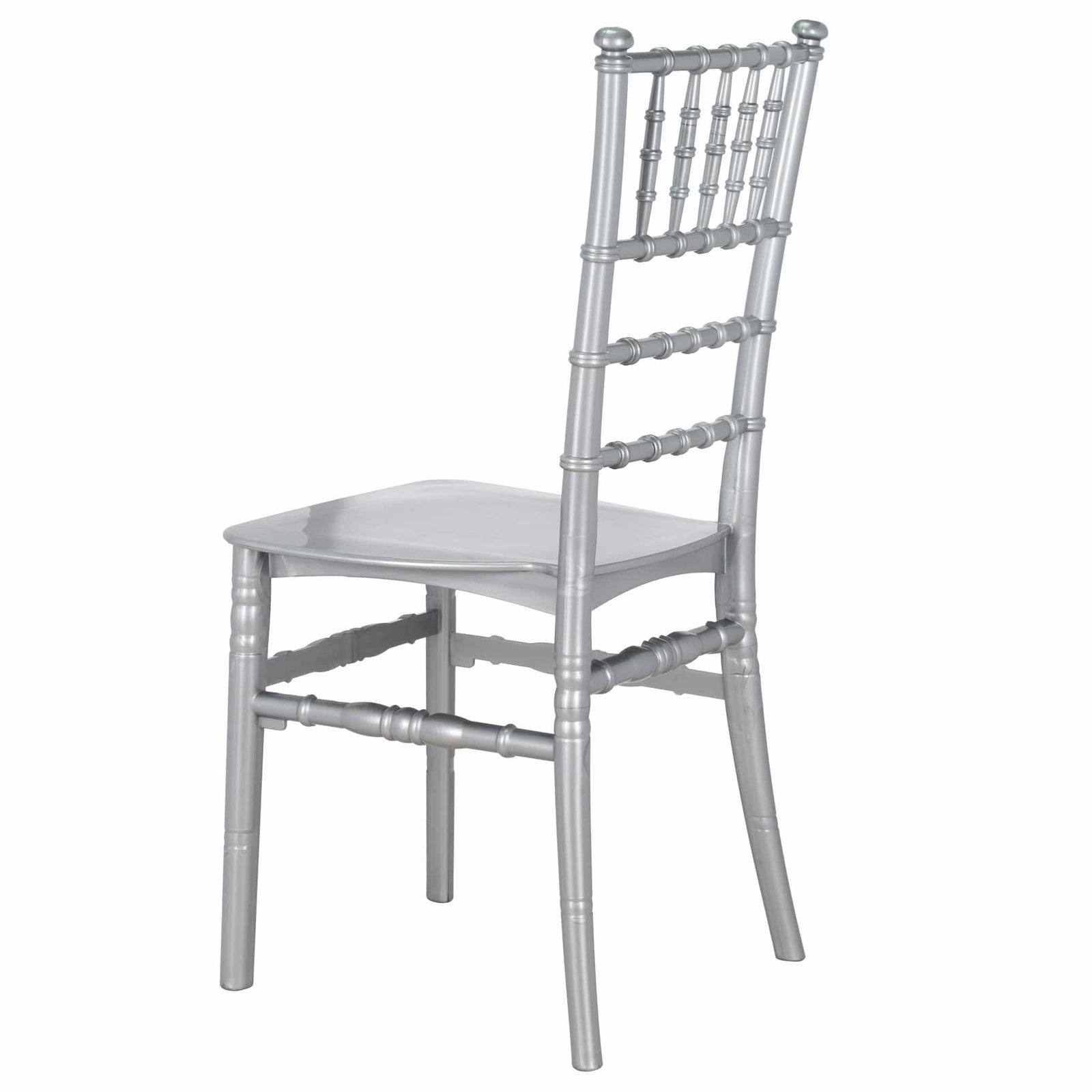 Chivari Silver BasicResin™ Chiavari Chair CCPS-SG-T