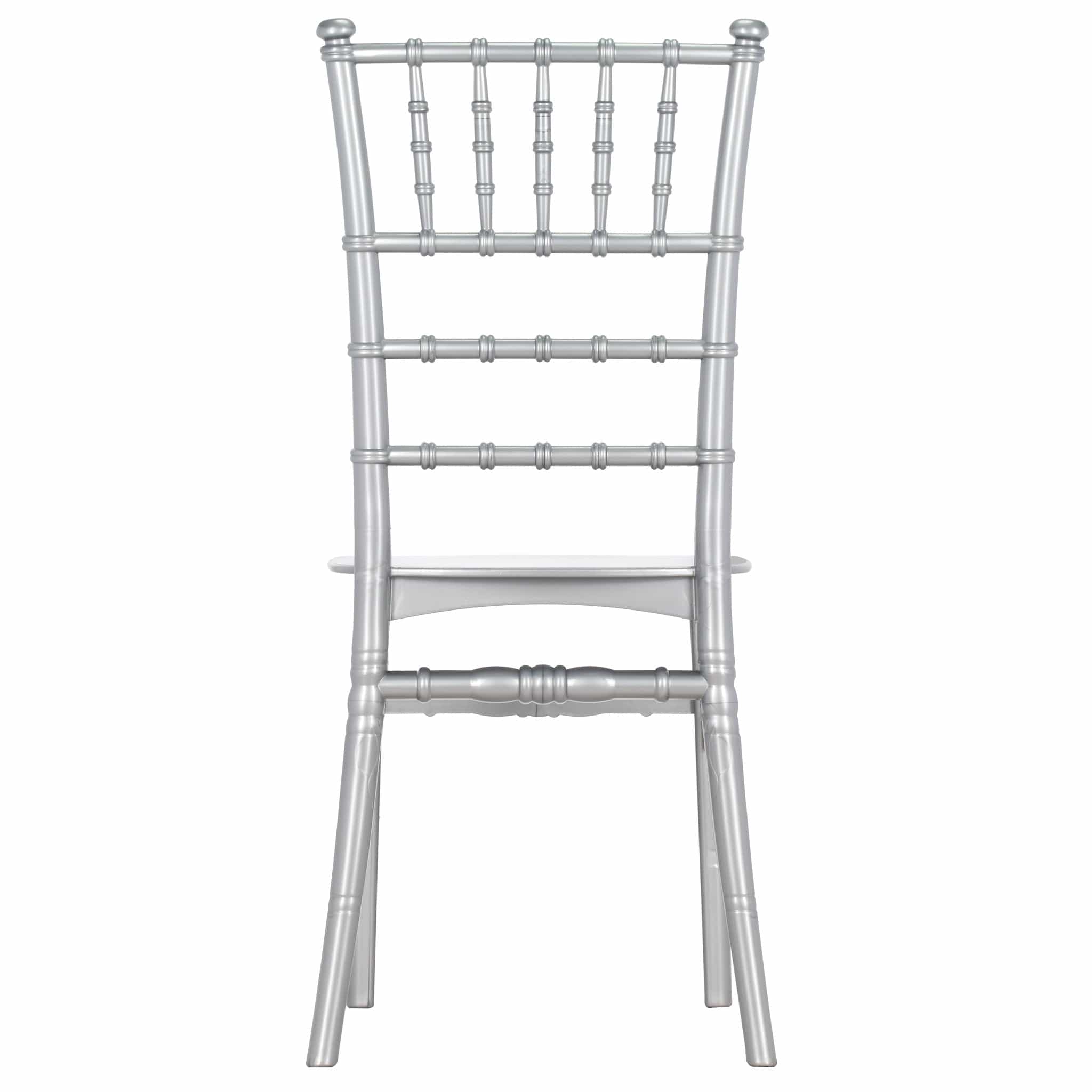 Chivari Silver BasicResin™ Chiavari Chair CCPS-SG-T