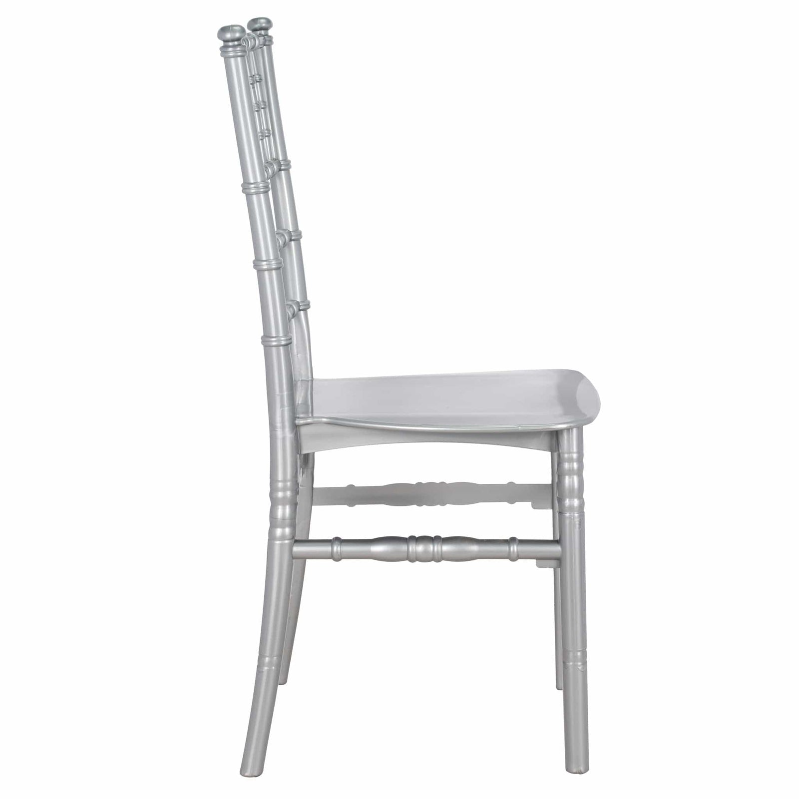 Chivari Silver BasicResin™ Chiavari Chair CCPS-SG-T
