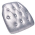 Chivari Silver 1.75" Thick Vinyl Tufted Panel Chiavari Chair Cushion CUSHPANVINTUFTSLV-AX-T