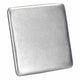Chivari Silver 1.75" Vinyl Panel Cushion with SlipNot™ Technology for Clear Folding Chair CUSHPANVIN-FLD-SLV-AX