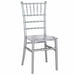 Chivari Silver BasicResin™ Chiavari Chair CCPS-v22-SG-T