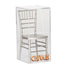 Chivari Sparkling Silver Champagne Mini Chiavari Chair 1:6 Scale Model CCRSCS-TY-AX