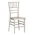 Chivari Sparkling Silver Champagne Mini Chiavari Chair 1:6 Scale Model CCRSCS-TY-AX