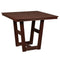 Solstice 44" Square Brown Solstice Harlow Counter Table SLT-4444C-P1HW36-BR