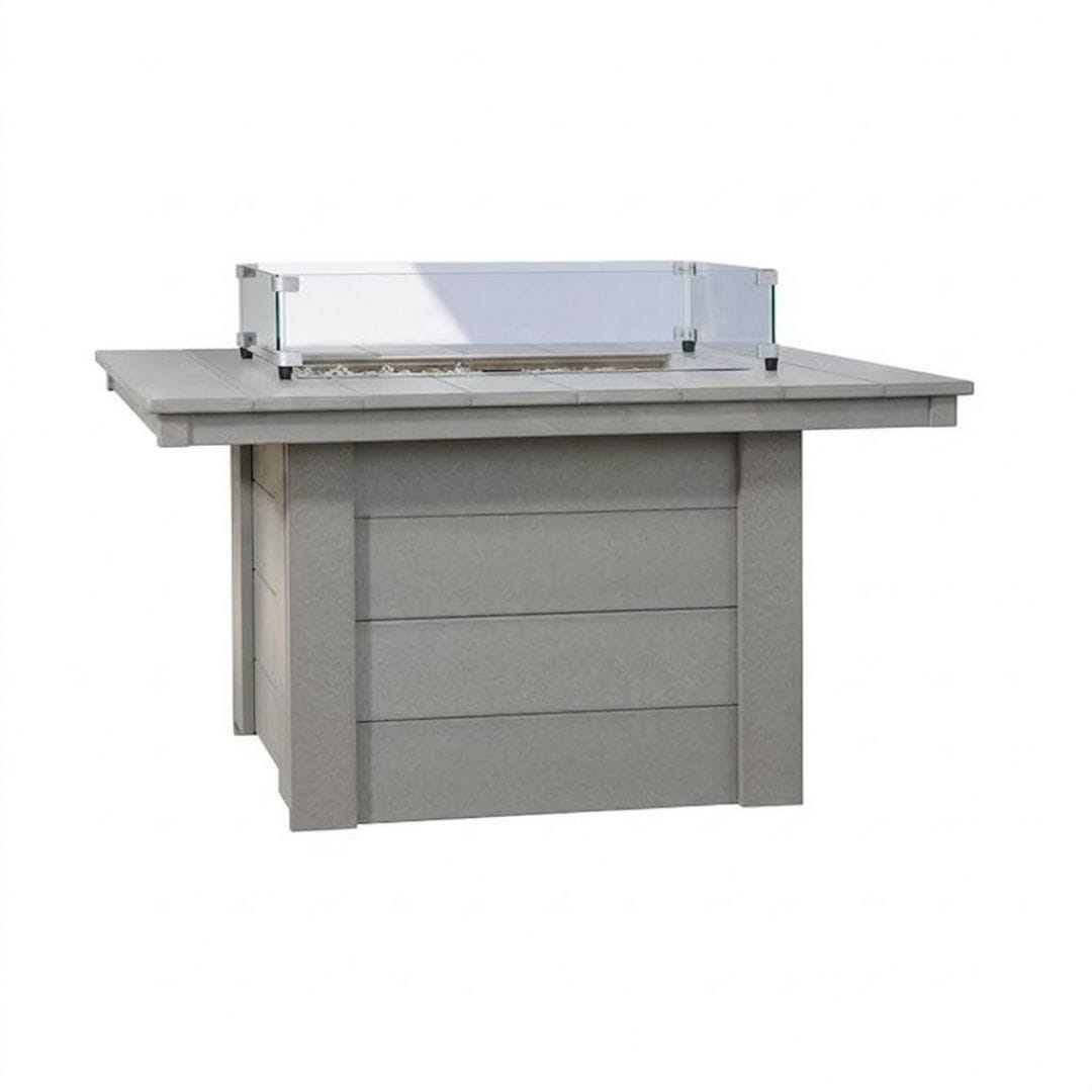 Solstice 24" Rectangle Light Gray Solstice Preston Fire Table SLT-FP24-3444C-LG