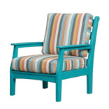 Aruba Blue Solstice Mayfield Outdoor Chair with Surround Sunrise Cushions