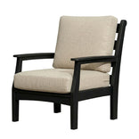 Black Solstice Mayfield Outdoor Chair with Echo Ash Cushions