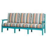 Aruba Blue Solstice Mayfield Outdoor Sofa with Surround Sunrise Cushions