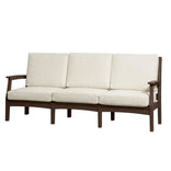 Brown Solstice Mayfield Outdoor Sofa with Canvas Natural Cushions