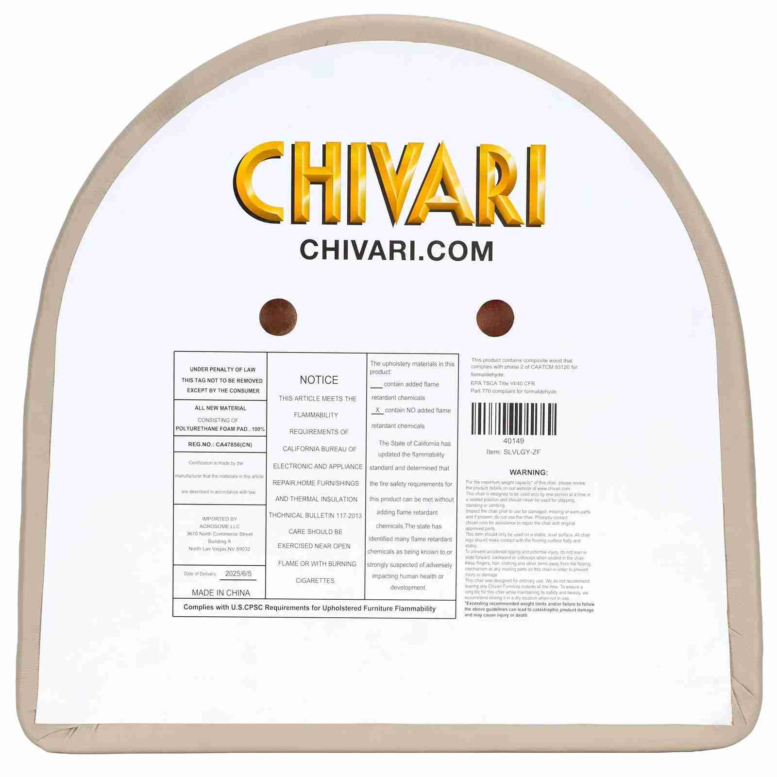 Chivari Replacement Light Gray Vinyl Chair Seat for Metal Restaurant Ladder Back Chairs SLVLGY-ZF