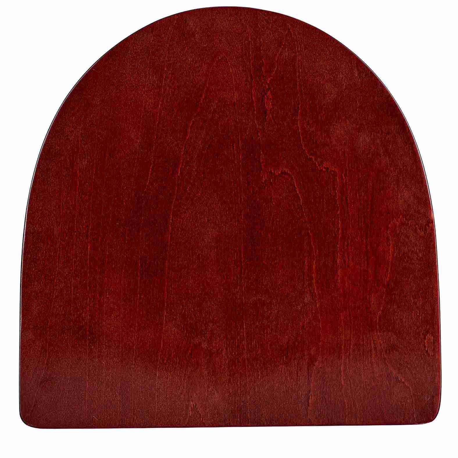 Chivari Replacement Mahogany Wood Chair Seat for Metal Restaurant Ladder Back Chairs SLWMW-ZF