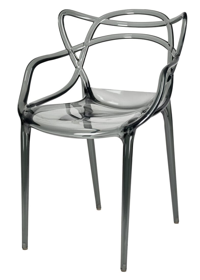 Chivari Smoke Resin Orbit Chair CSRSM-ZG-T