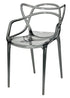 Chivari Smoke Resin Orbit Chair CSRSM-ZG-T