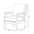 Solstice Light Gray Solstice Mayfield Outdoor Chair with Canvas Black Cushions SLT-MAY-1S-LG-CB