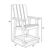 Solstice 24" Aruba Blue Solstice Montrose Counter Chair SLT-0202DC24-AB