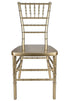 Chivari Sparkling Gold Champagne Resin Steel Skeleton™ Chiavari Chair (Per Chair Price Shown – Sold only in Quantities of 4) Some Assembly Required CCRGSP-U4-STEEL-AX-T