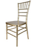 Chivari Sparkling Gold Champagne Resin Steel Skeleton™ Chiavari Chair CCRCHGSP-STEEL-AX-T