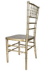 Chivari Sparkling Gold Champagne Resin Steel Skeleton™ Chiavari Chair (Per Chair Price Shown – Sold only in Quantities of 4) Some Assembly Required CCRGSP-U4-STEEL-AX-T