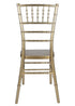 Chivari Sparkling Gold Champagne Resin Steel Skeleton™ Chiavari Chair (Per Chair Price Shown – Sold only in Quantities of 4) Some Assembly Required CCRGSP-U4-STEEL-AX-T