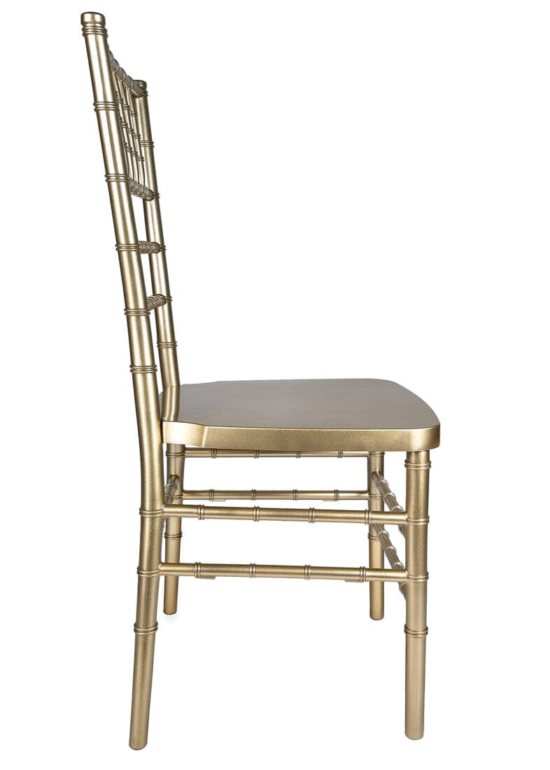 Chivari 40 Chair Pack Sparkling Gold Champagne Resin Steel Skeleton™ Chiavari Chair CCRCHGSP-STEEL-AX-T-40