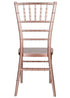 32 Chiavari Chair Package - Sparkling Rose Gold Steel Skeleton™ Resin