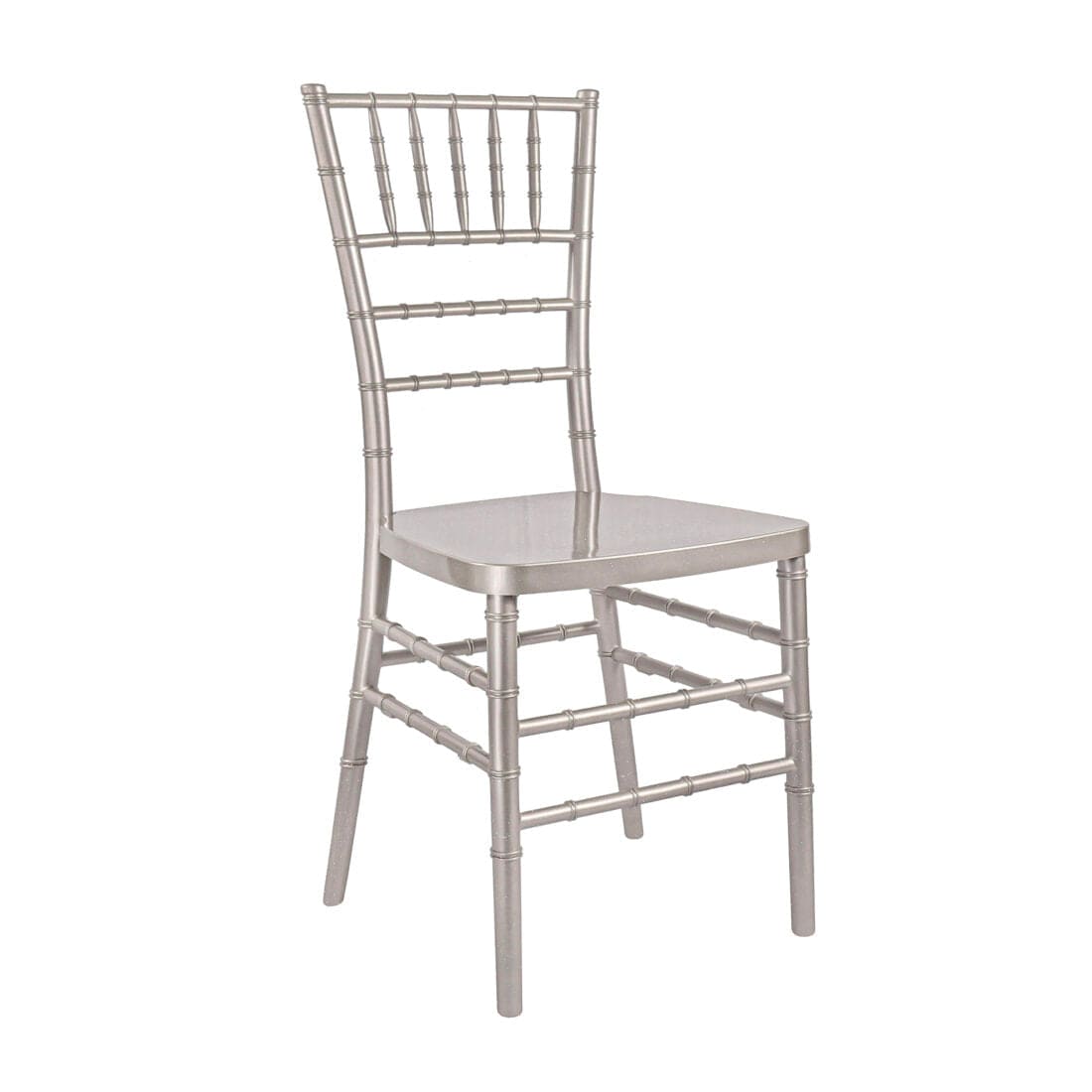 Sparkling Silver Champagne Resin Steel Skeleton™ Chiavari Chair