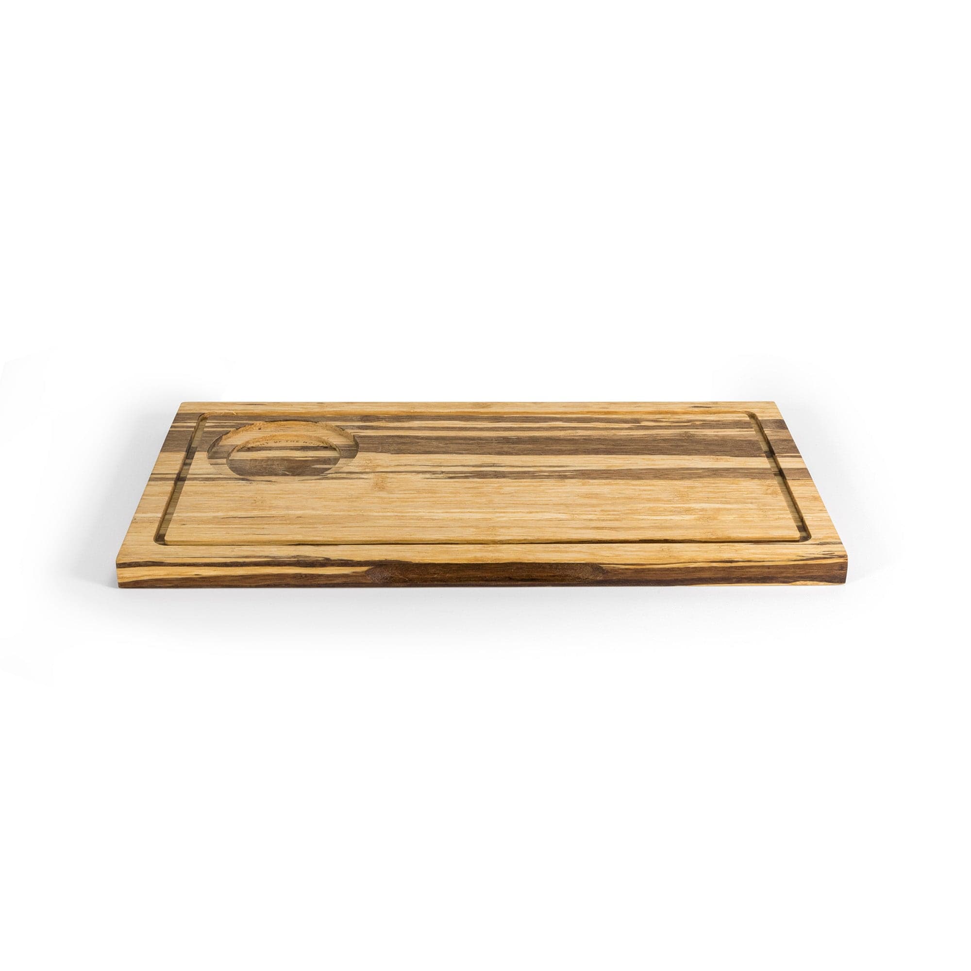 Front of the House FOH SPT051MUB21 13" x 7" Reversible Crushed Bamboo Board - Case of 4 FOH-SPT051MUB21