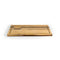 Front of the House FOH SPT051MUB21 13" x 7" Reversible Crushed Bamboo Board - Case of 4 FOH-SPT051MUB21