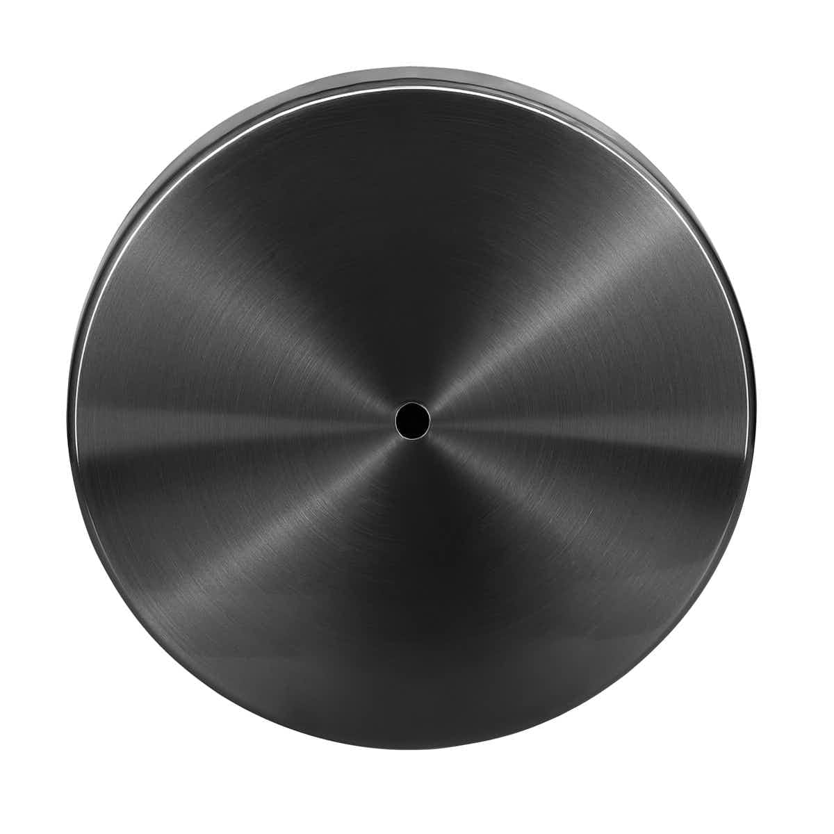 Chivari Black Polished Stanchion, Includes Weighted Base, Base Cover and Pole with Crown STANCHBLK-KT-AX