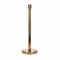 Chivari Gold Polished Stanchion, Includes Weighted Base, Base Cover and Pole with Crown STANCHGLD-KT-AX