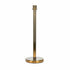 Chivari Gold Polished Stanchion, Includes Weighted Base, Base Cover and Pole with Crown STANCHGLD-KT-AX