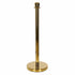 Chivari Gold Polished Stanchion, Includes Weighted Base, Base Cover and Pole with Crown STANCHGLD-KT-AX