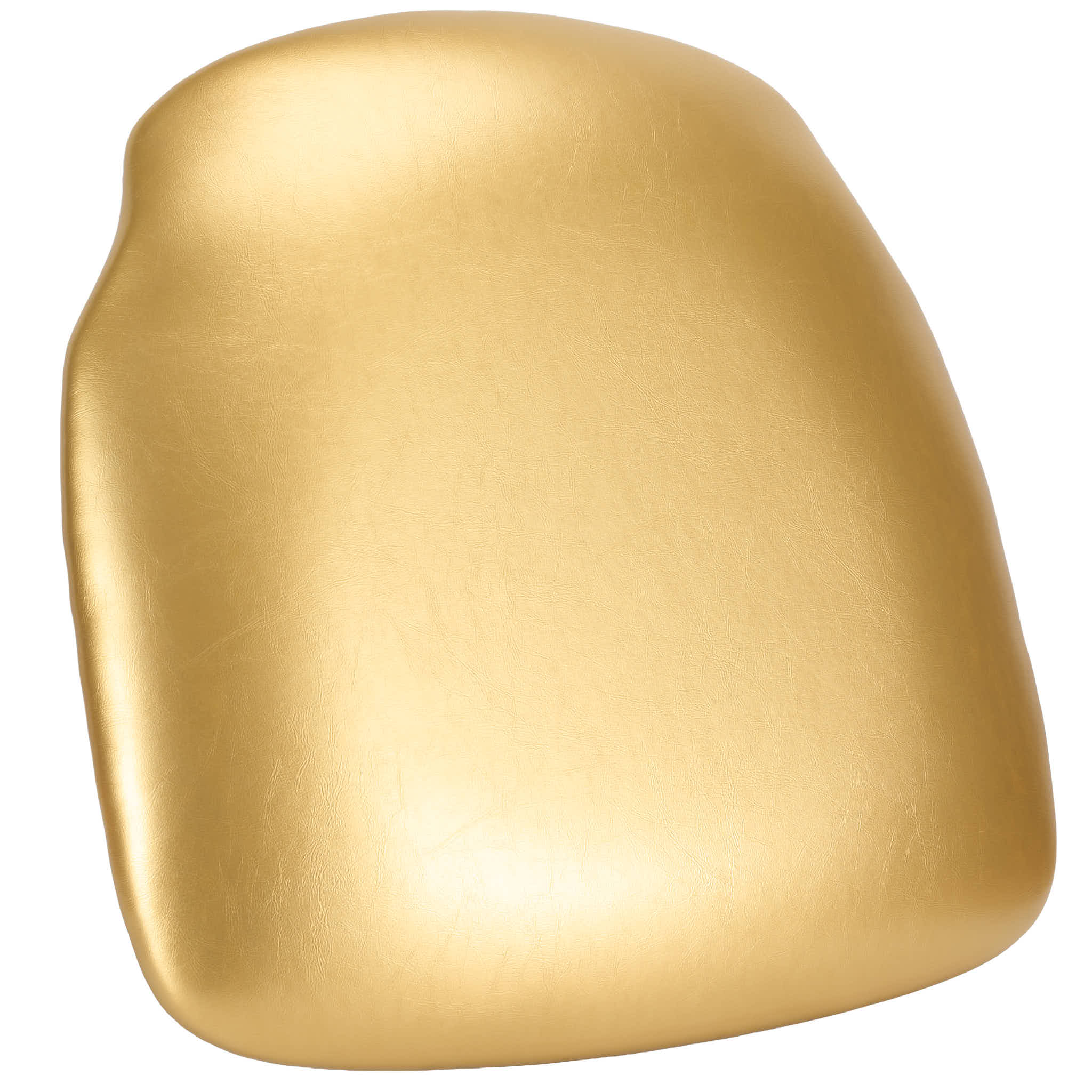 Gold Vinyl 1.75" Thick Cross Back Cushion with SlipNot™ Technology