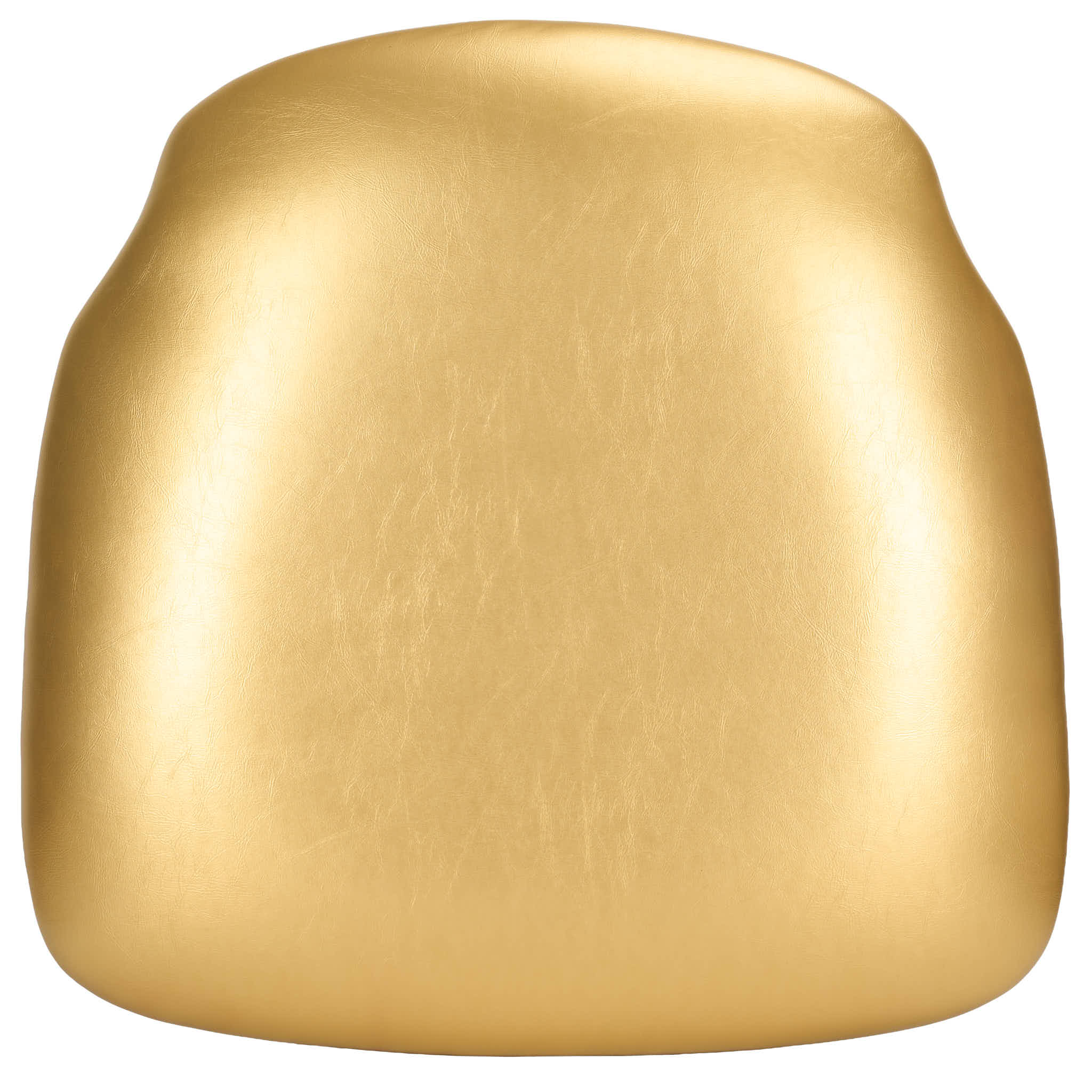 Gold Vinyl 1.75" Thick Cross Back Cushion with SlipNot™ Technology