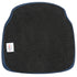 Navy Blue Vinyl 1.75" Thick Cross Back Cushion with SlipNot™ Technology