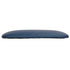 Navy Blue Vinyl 1.75" Thick Cross Back Cushion with SlipNot™ Technology