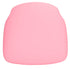 Pink Vinyl 1.75" Thick Cross Back Cushion with SlipNot™ Technology