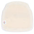 Pure White Vinyl 1.75" Thick Cross Back Cushion with SlipNot™ Technology