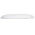 Pure White Vinyl 1.75" Thick Cross Back Cushion with SlipNot™ Technology