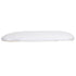 Pure White Vinyl 1.75" Thick Cross Back Cushion with SlipNot™ Technology