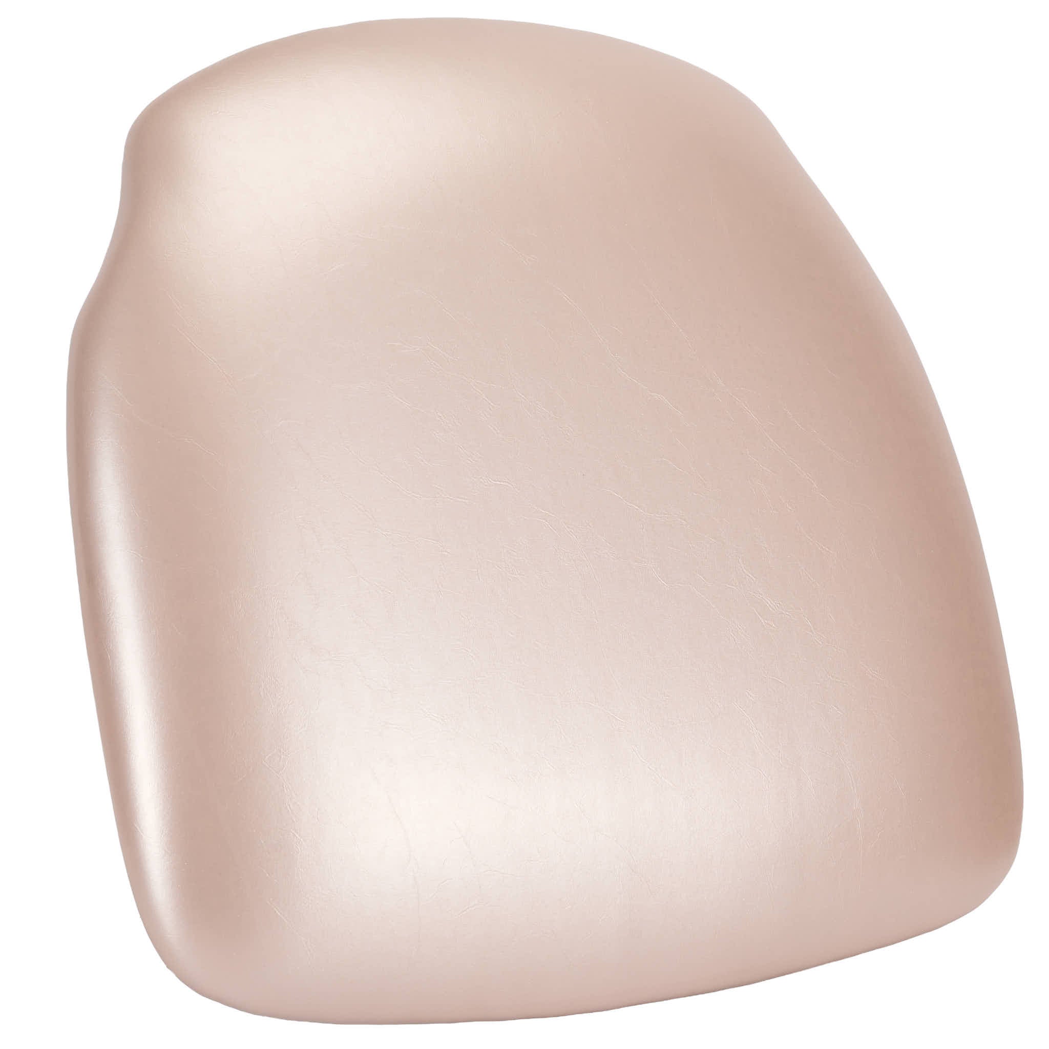 Rose Gold Vinyl 1.75" Thick Cross Back Cushion with SlipNot™ Technology