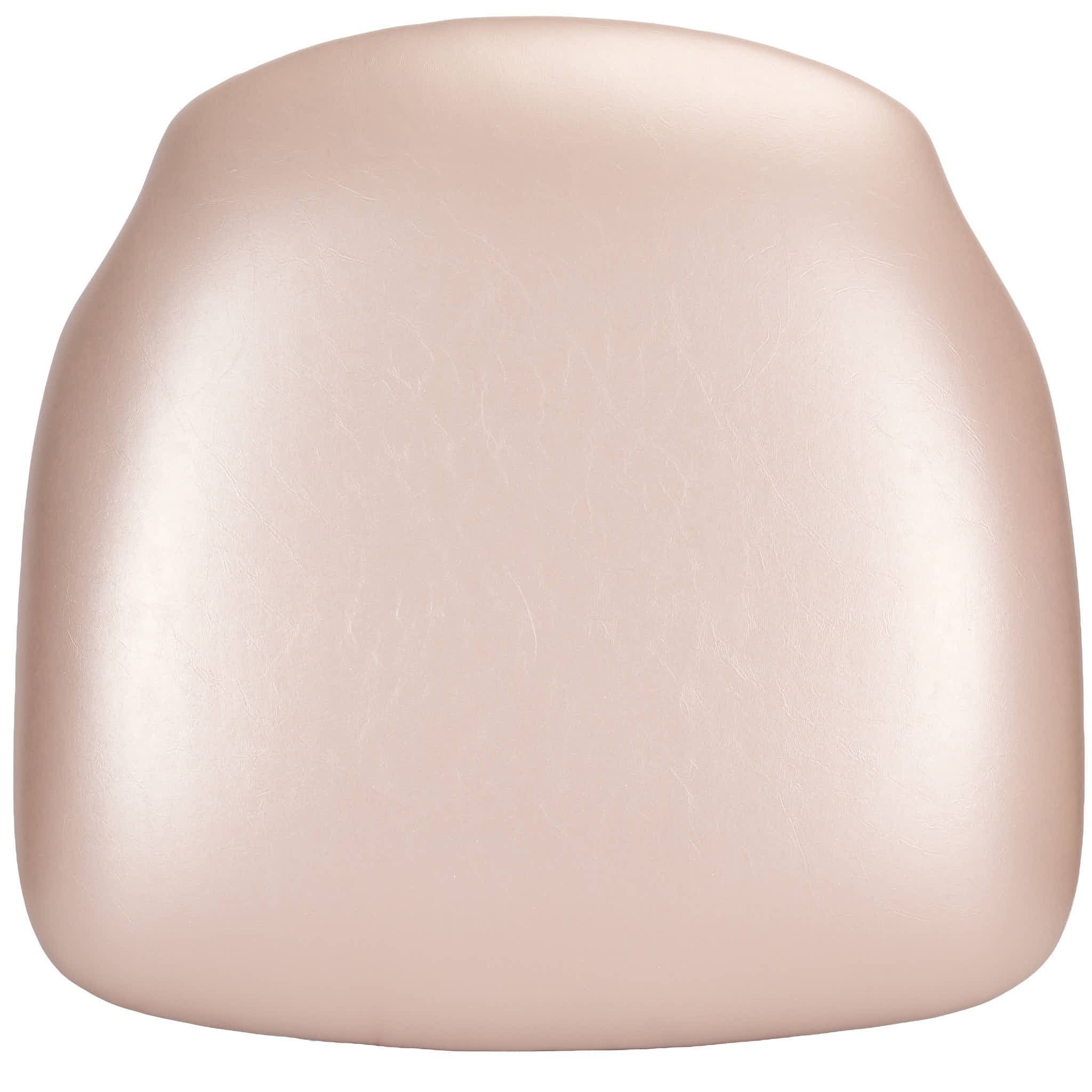 Rose Gold Vinyl 1.75" Thick Cross Back Cushion with SlipNot™ Technology