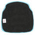 Turquoise Blue Vinyl 1.75" Thick Cross Back Cushion with SlipNot™ Technology