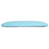 Turquoise Blue Vinyl 1.75" Thick Cross Back Cushion with SlipNot™ Technology
